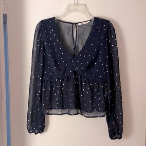 Long sleeve blouse